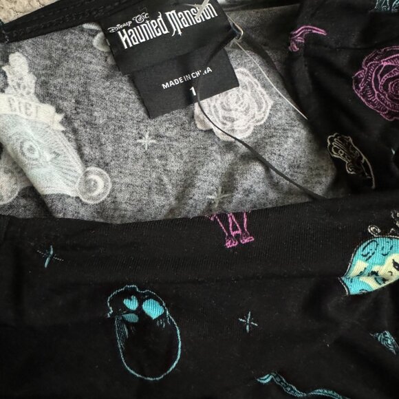 Torrid Disney Haunted Mansion Fluted midi Dress black plus size 1X stretchy nwot - Picture 7 of 15